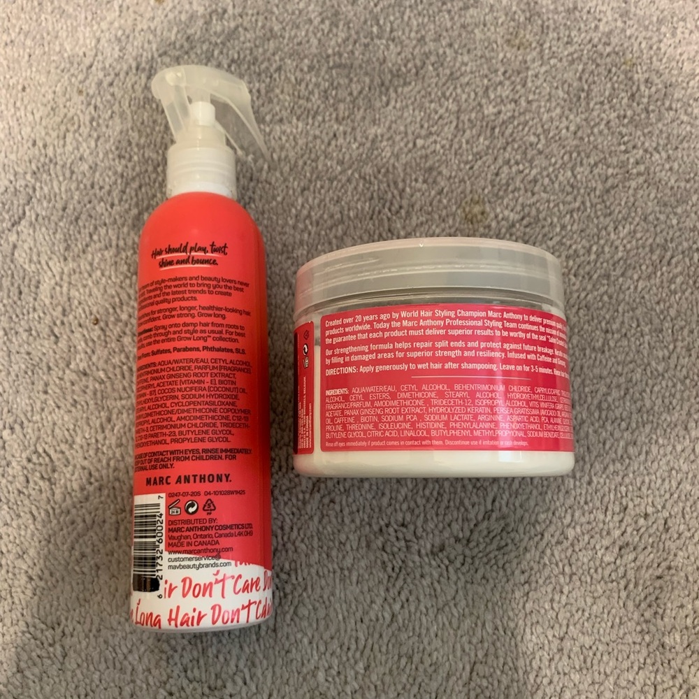 NEW Marc Anthony Grow Long Hair Care Bundle of 2 - Picture 2 of 4